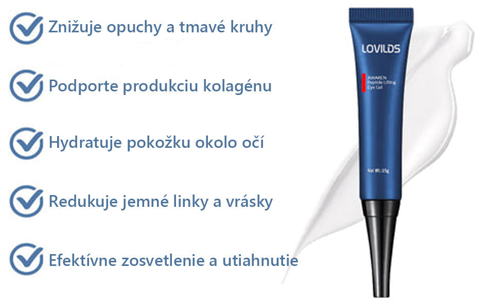 LOVILDS™ 💖 Dr. Gerald Jahr - Slovenské očné centrum Odporúčané produkty: Prebudenie peptidový liftingový očný gél x