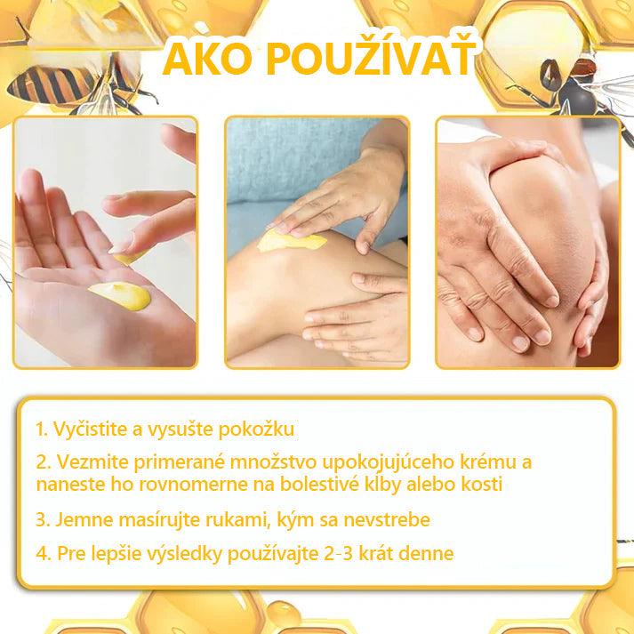 🍀🍀ArthroFree™ Krém proti bolesti kostí s obsahom včelieho jedu🐝(Najmä pre starších dospelých a odporúčané AAOS) x