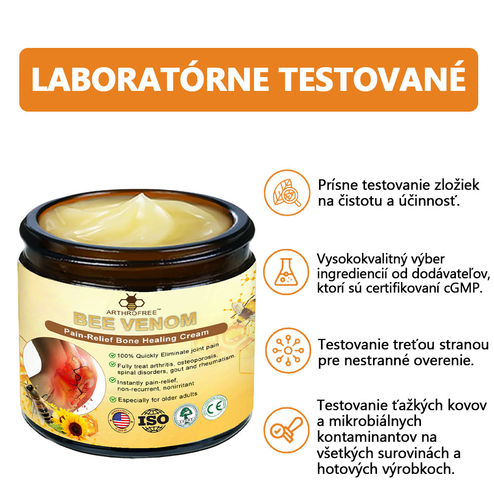 🍀🍀ArthroFree™ Krém proti bolesti kostí s obsahom včelieho jedu🐝(Najmä pre starších dospelých a odporúčané AAOS) x