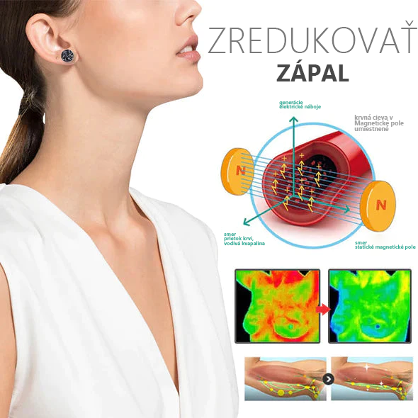 🌸CZTICLE™🌸Magnetológia Lymphvity Germániové náušnice（🔥🔥🔥Posledný deň 50% vypnutie)1