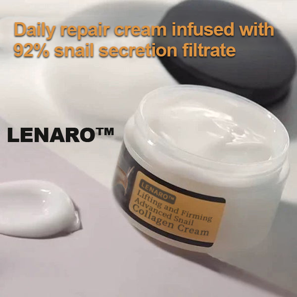 🌈🌈（Last day for 50% off）LENARO™  snail collagen lifting and firming cream (🔥 Limited offer last 30 minutes)