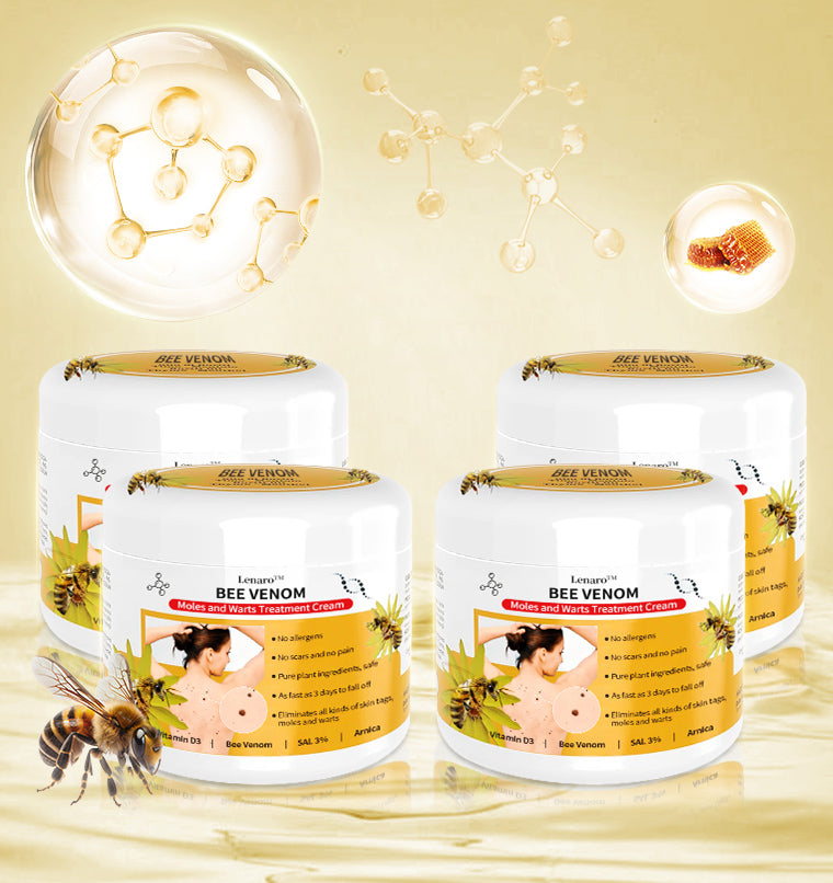 🐝👨‍⚕[🌟Official Brand Store🌟] Lenaro™ Bee Venom Mole and Wart Treatment Cream(👨‍⚕AAD RECOMMENDS)