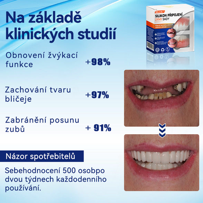 Bikenda™ Silikónová Sada na Zubné Protézy🧨🧨 (👩‍🔬V súlade s CED, Schválené Profesionálnymi Zubnými Lekármi)