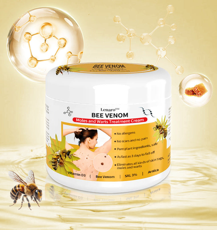 🐝👨‍⚕[🌟Official Brand Store🌟] Lenaro™ Bee Venom Mole and Wart Treatment Cream(👨‍⚕AAD RECOMMENDS)