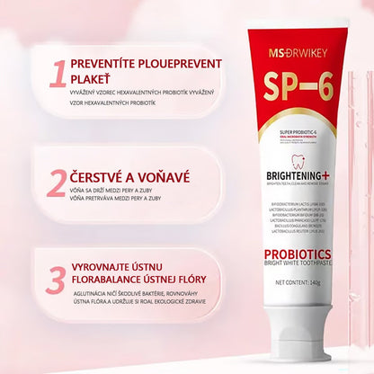 🔥Super Probiotic-6 Zubná pasta so 6 probiotikami na vyrovnanie sily ústnej mikroflóry