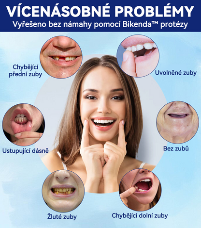 Bikenda™ Silikónová Sada na Zubné Protézy🧨🧨 (👩‍🔬V súlade s CED, Schválené Profesionálnymi Zubnými Lekármi)